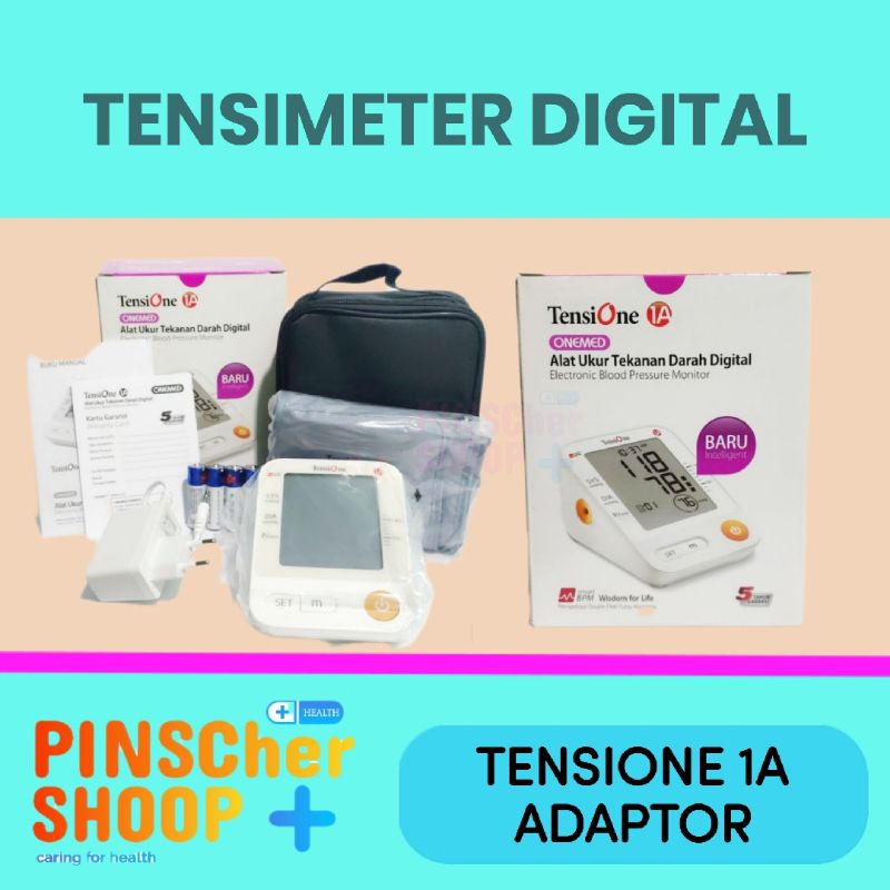 TensiOne 1A + Adaptor Tensimeter Digital Alat Ukur Tekanan Darah