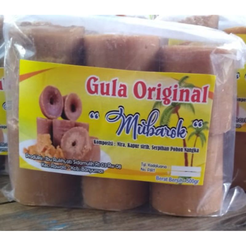 

Gula merah original Mubarok 1kg