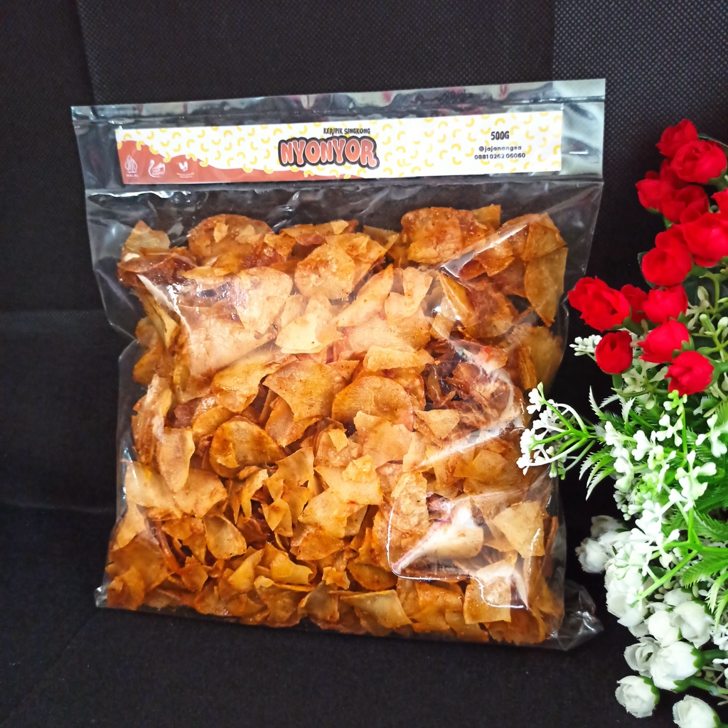 

Keripik Singkong Bumbu Lengket 500Gr Varian Rasa | Sambal Pedas/Rujak Pedas NYONYOR | Rasa Enak Termurah