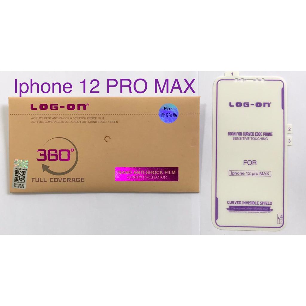 LOG ON ANTISHOCK IPHONE 12 PRO MAX ANTI GORES JELLY