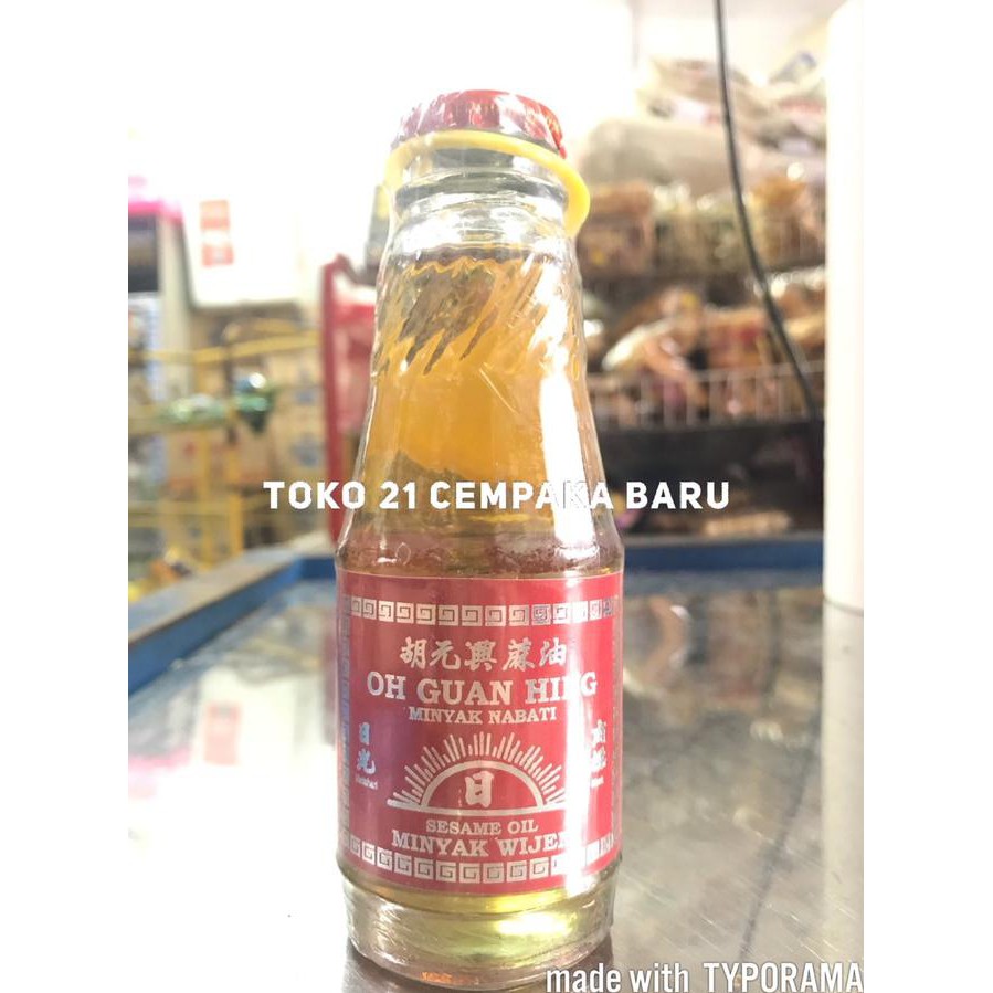 Bestseller Oh Guan Hing Minyak Wijen 100ml Sesame Oil Minyak Nabati Botol 100 Ml Shopee Indonesia