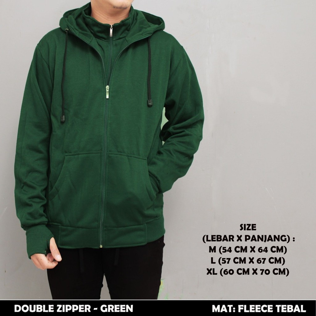 JAKET POLOS DOUBLE ZIPPER - SWEATER POLOS DOUBLE ZIPPER - JAKET DOUBLE ZIPPER - HOODIE POLOS 03