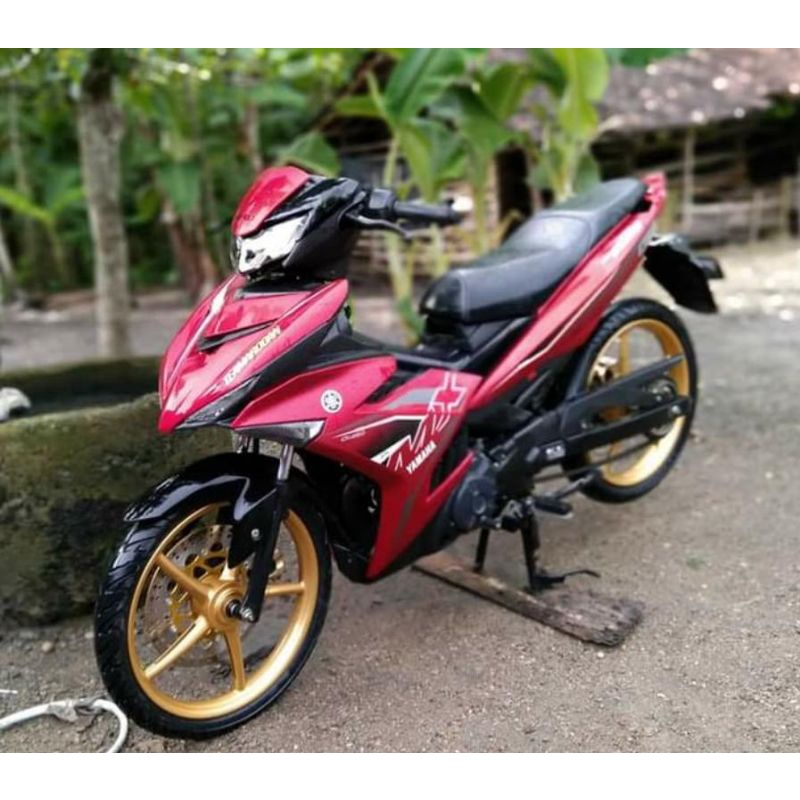 Striping  Mx King 2019 Lis Sticker Standar Ori Jupiter MX King Orange Merah Striping Ori MxKing 2019