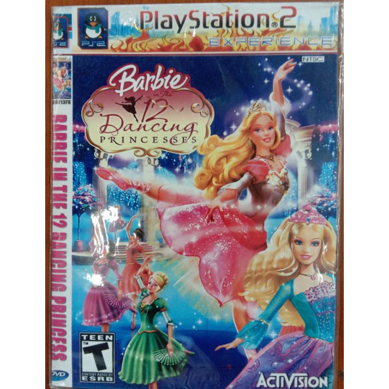 Kaset PS2 Game Barbie 12 Dancing Princess