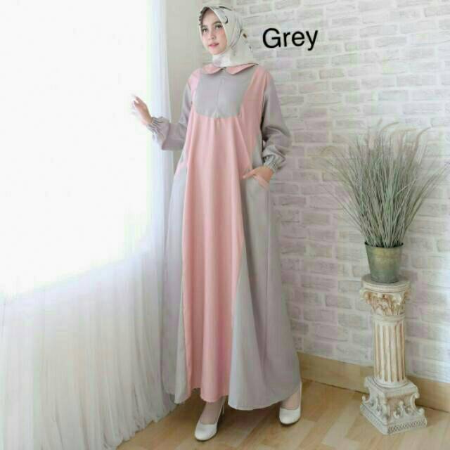 JESSY Gamis DRESS MAXI SYARI REAL PIC