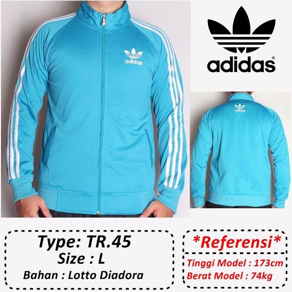 Jaket Adidas Lotto diadora , Firebirds/Tracktop/Biru muda , pria/motor harian *TR45 D-19