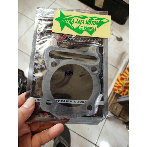 Paking Almunium blok seher mio karbu 1mm 2mm 3mm Paking bawah mio karbu