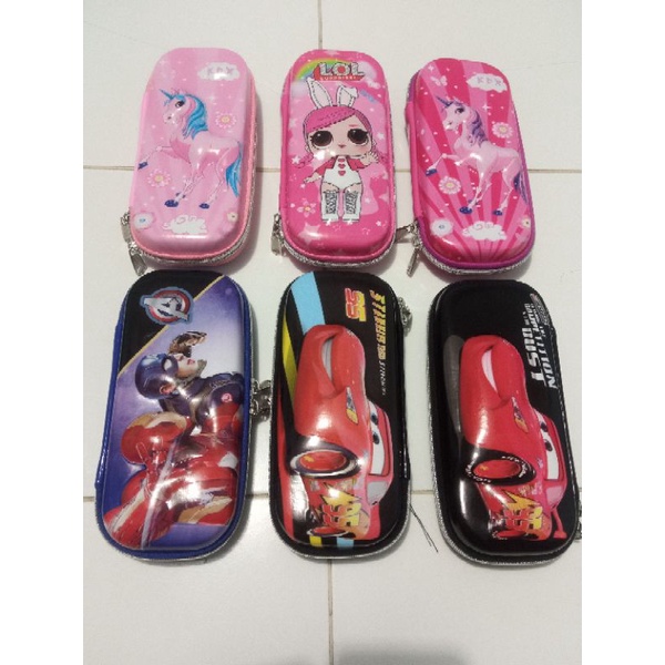 

Kotak pensil anak sekolah 3D bahan eva/harga per pcs
