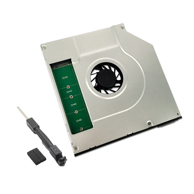 Bt Universal 9.5mm 2.5 ''Ke 2nd HDD SSD Hardisk Caddy Adapter Tray Kit Kandang Driver Optik Bay Untuk Laptop