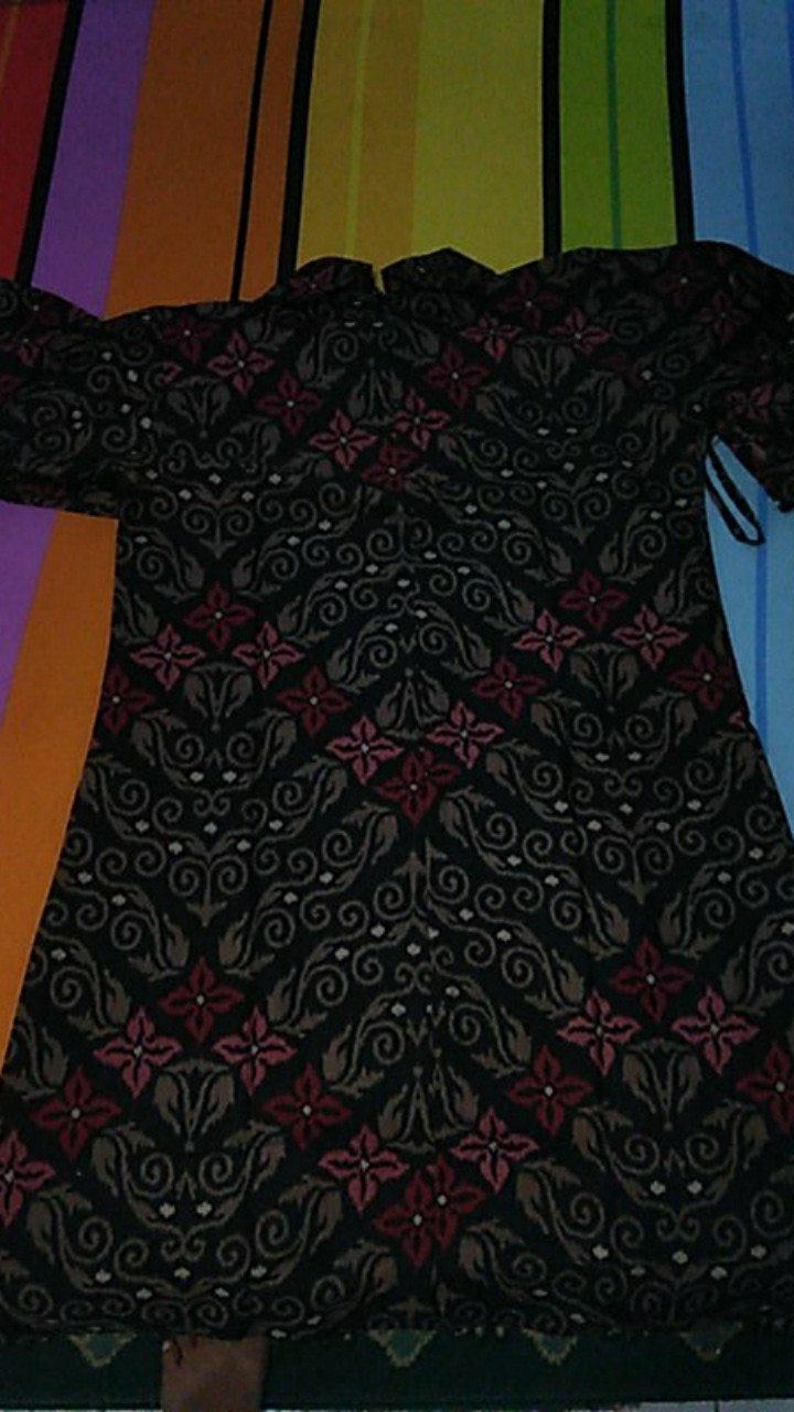 Couple Ruffle Keluarga Gamis Super Jumbo Big Size Xxxxxxl Ld 140 130 120 110 Batik Sarimbit Family