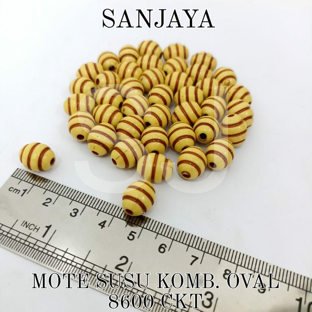 MANIK SUSU / MOTE SUSU / MANIK COKLAT / MANIK OVAL / MANIK COKLAT OVAL / MOTE SUSU KOMB. OVAL 8600 CKT