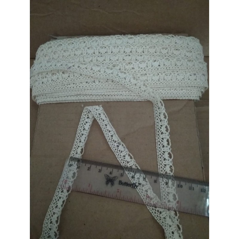 Renda Rajut Lebar 1-2cm