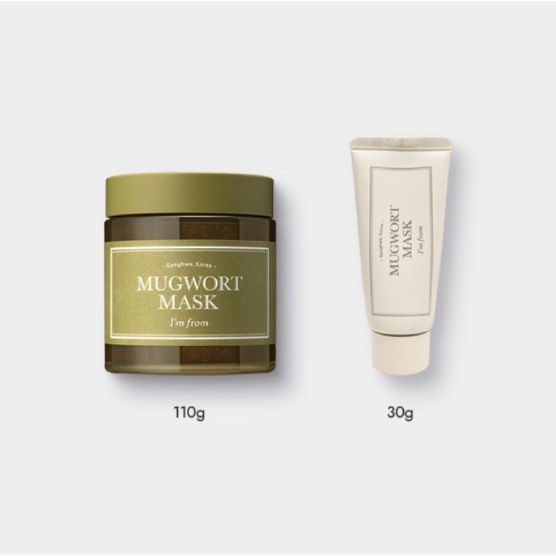 I'M FROM MUGWORT MASK 30g & 110g / IM FROM MUGWORT WASH OFF MASK