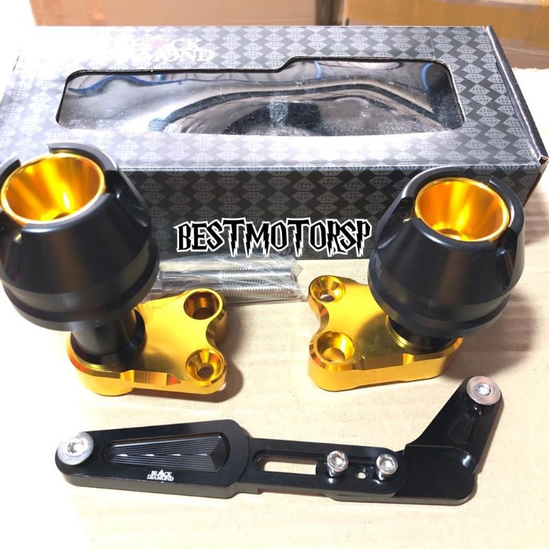 Slider Knalpot/Jalu Knalpot Black Diamond for Xmax-Nmax-Aerox155-Lexi