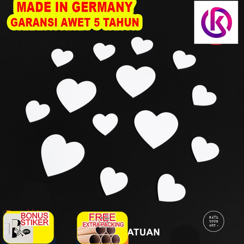 

Murah Dekorasi Akrilik - LOVE HATI PUTIH - Hiasan Kue / Kado / Scrapbook - 3CM