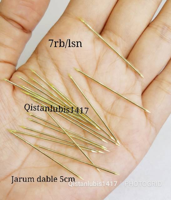 Jarum tuspin 2sisi 12pcs/1lsn