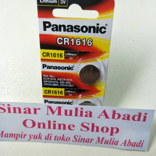 Baterai Lithium CR1616 Panasonic Original CR 1616