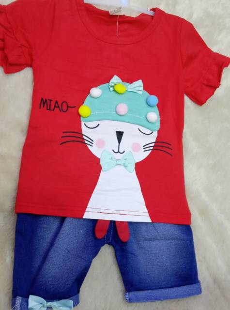 STELAN ANAK PEREMPUAN IMPORT CELANA SEMU LEVIS ADEM TERMURAH