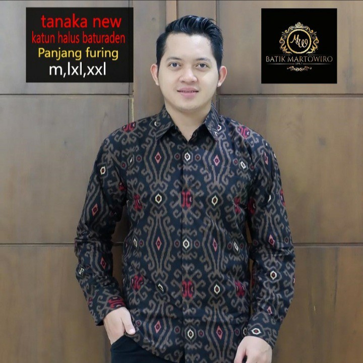 TANAKA NEW kemeja batik pria lengan panjang terbaru ORIGINAL BY MARTOWIYO