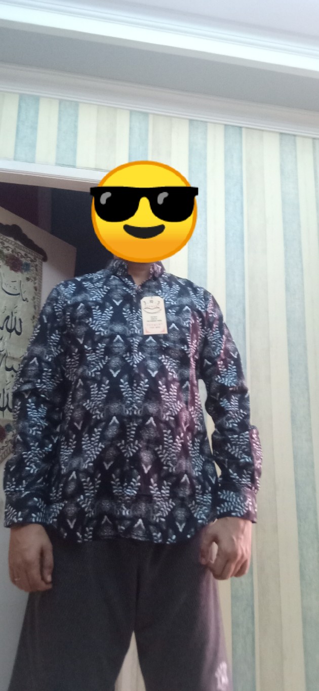 Hisroom - Kemeja Batik Slimfit Pria Batik Pria Lengan Panjang Kemeja Batik Modern Pria 217 218