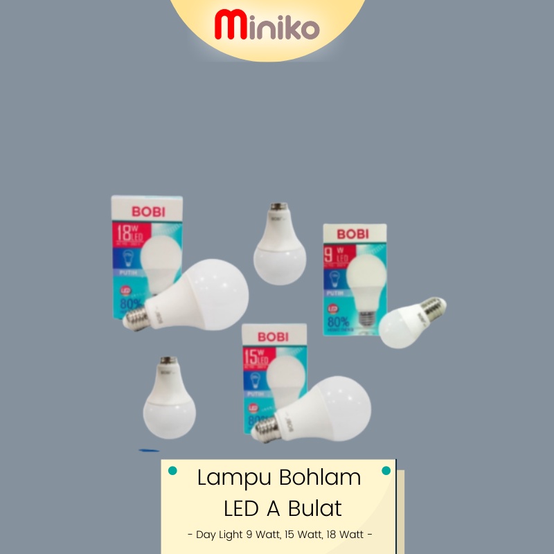 Lampu LED A Bulat - Lampu LED murah - Lampu LED bulat - Miniko