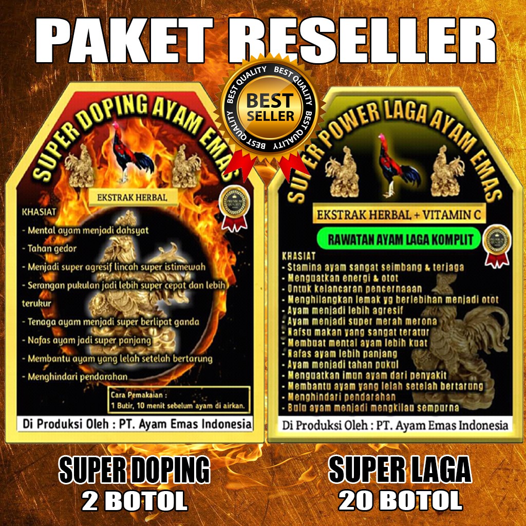 Super Reseller Ayam Emas - Doping Ayam Mix Super Laga