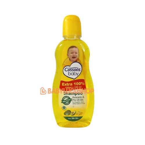 Cussons Baby Shampo Bayi Extra 100% 100 + 100 ml Shampoo