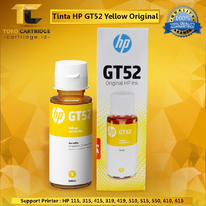 Tinta refill HP GT53 GT52 GT51 Original Refill Ink Cartridge 46 60 96 97 678 680 802 803 932 933 950