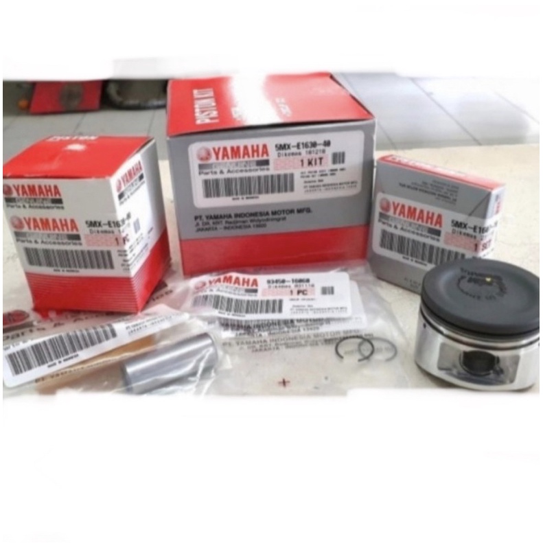 PISTON KIT SEHER RING SEHER KOMPLIT 5LW YAMAHA ORIGINAL ASLI 100% OVER SIZE:50