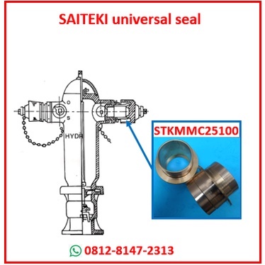 machino male coupling 2,5 inchi hydrant hose laki SAITEKI STKMMC25100