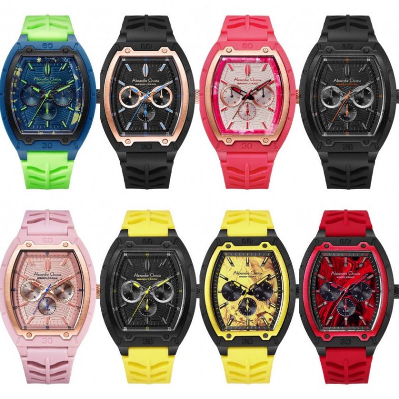 jam tangan pria Alexandre Christie Ac 2971/ Ac 2971Rubber Original