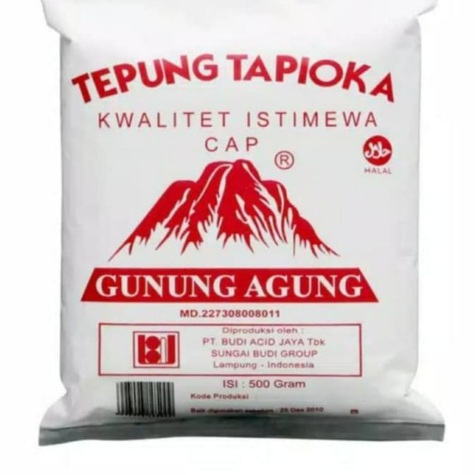 

Cuci Gudang Awal Tahun Tepung Tapioka / Sagu Gunung Agung Rose Brand 500 gram SATUAN Grosir Cuci