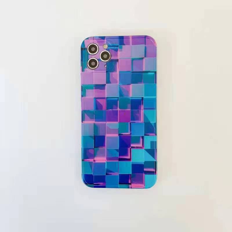 Creative Vision Cube TPU Phone Case For IPhone 11 12 Pro Max Mini 7 8 Plus X XS Max XR protective back cover