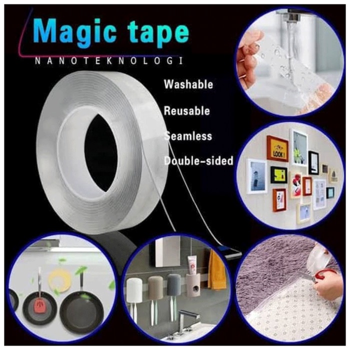 

Limited Magic Nano Double Tape 30 Mm X 2M - Double Tape Magic Berkualitas 6Ban Gilaa!!!
