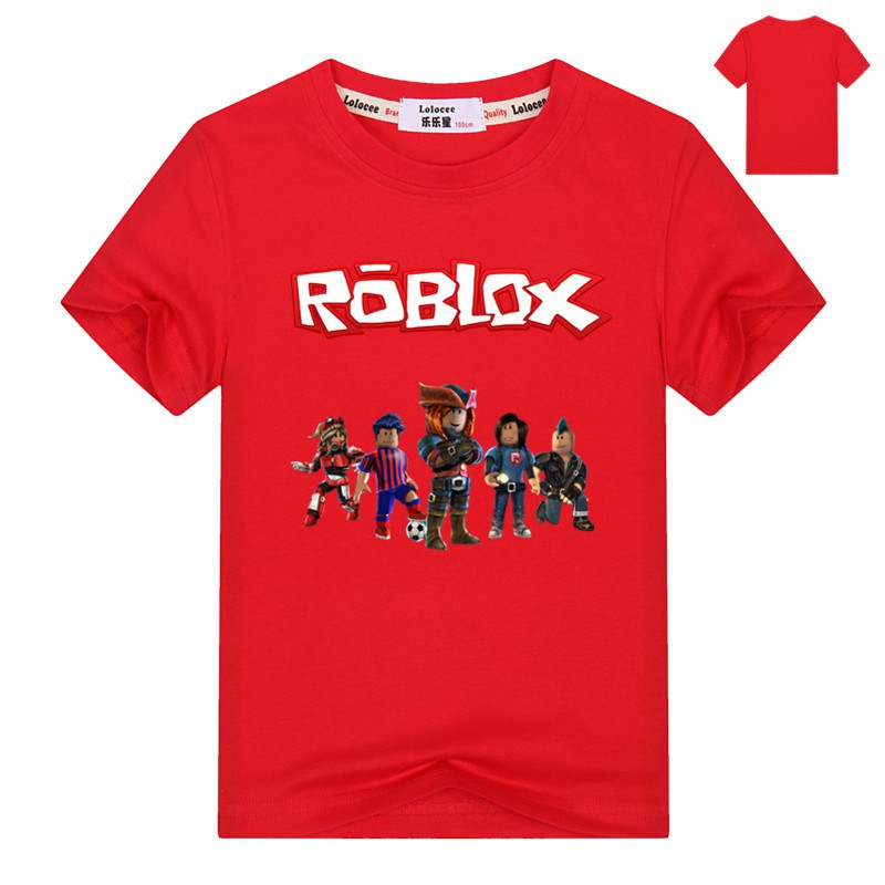 Kaos T Shirt Remaja Anak Laki Laki Perempuan Lengan Pendek Logo Roblox Shopee Indonesia - baju roblox keren