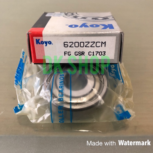 Bearing / Laher 6200 ZZ Koyo