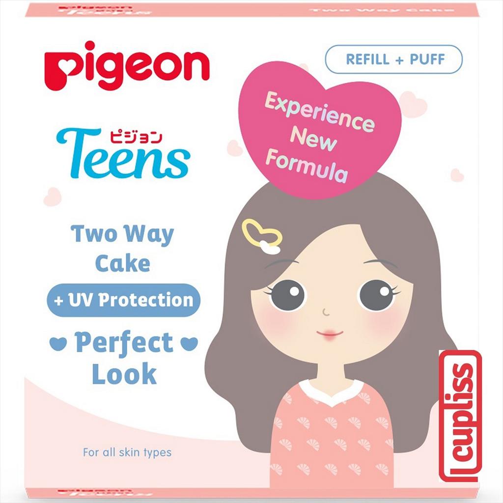 Pigeon Teens Refill Two Way Cake 14gr Bedak Remaja 14 gr