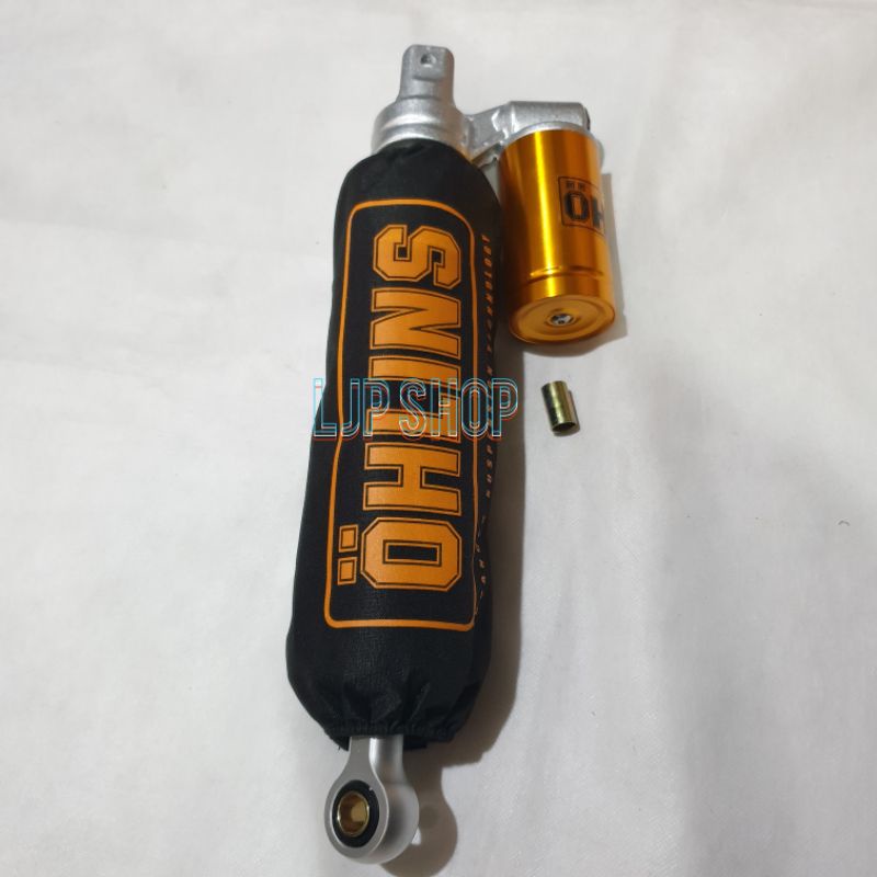 SHOCK TABUNG BAWAH OHLINS MATIC HONDA YAMAHA 330MM PLUS SARUNG SHOCK