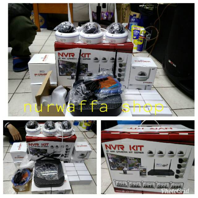 PAKET CCTV NVR 8 CHANNEL WIRELESS