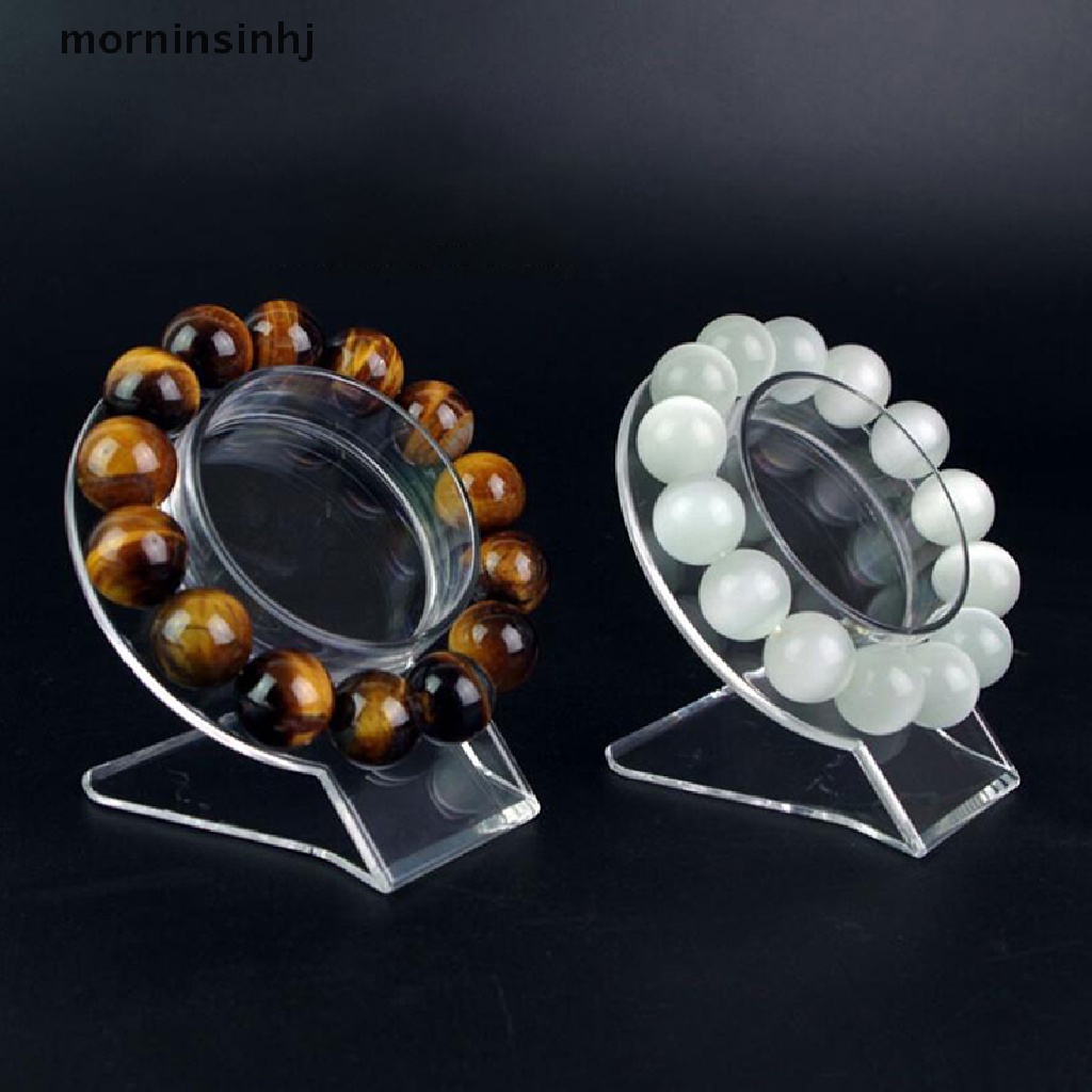 Mor Rak Stand Holder Display Gelang Bangle Bahan Akrilik Transparan