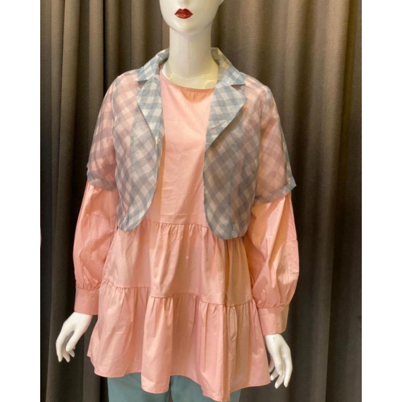 Atasan Vivorie Lesti Pink