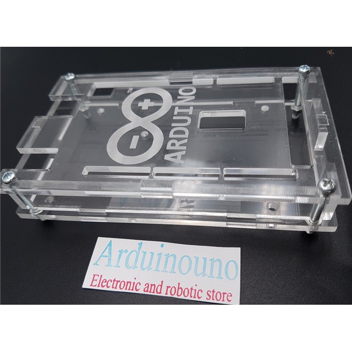 Transparent Box Case acrylic case Arduino Mega with logo good quality