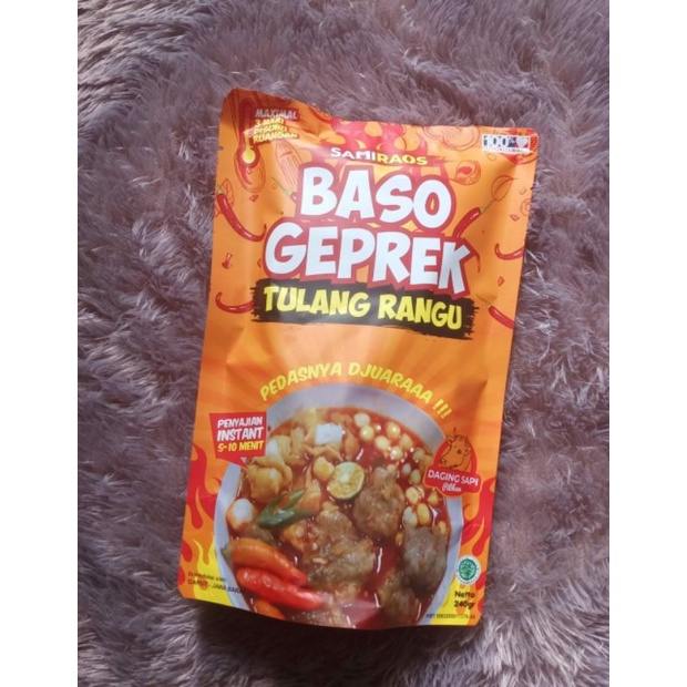 Jual Baso Geprek Tulang Rangu Samiraos Shopee Indonesia