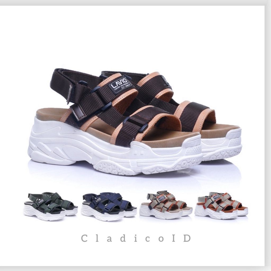 Sandal Casual Wanita LAVIO Niki Sendal Gunung Cewe Keren Model Korea Outdoor Terbaru