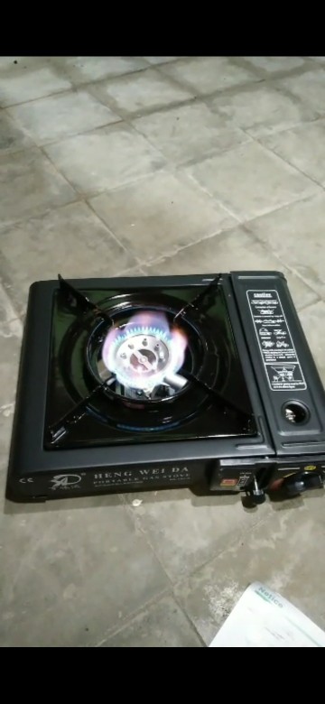 Kompor Portabel 2 Fungsi Aman Praktis Dan Mudah Di Bersih | Portable Gas Stove