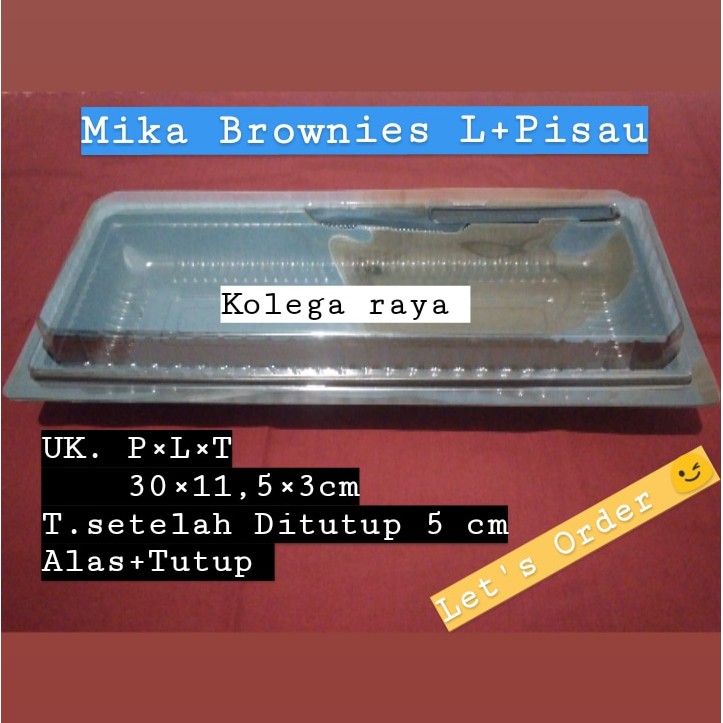 Mika Brownies Ukuran L Paket Pisau ISI 10 PCS