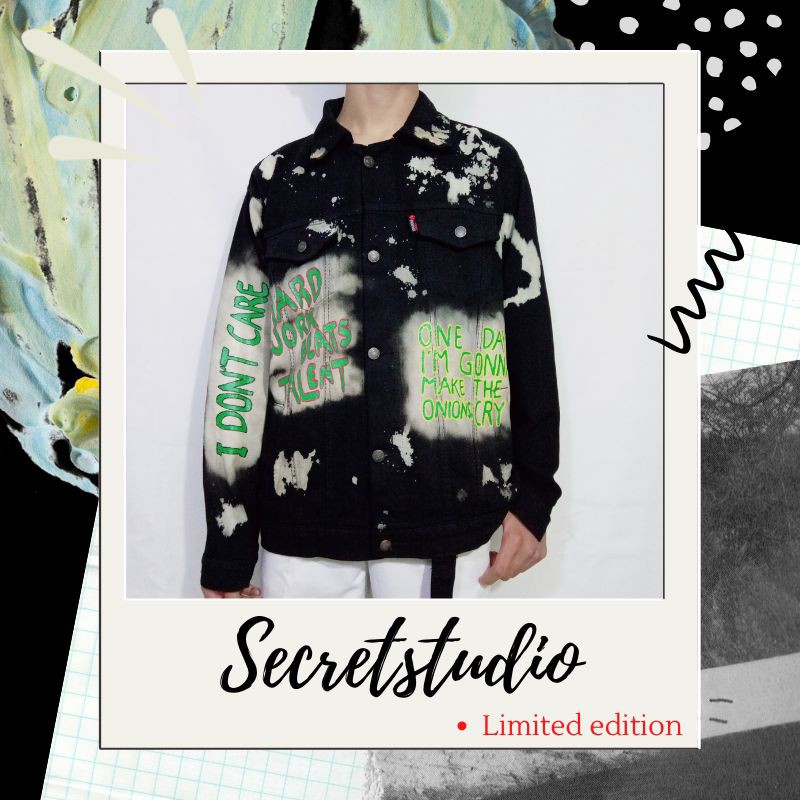 JAKET DENIM LUKIS / SECRETSTUDIO
