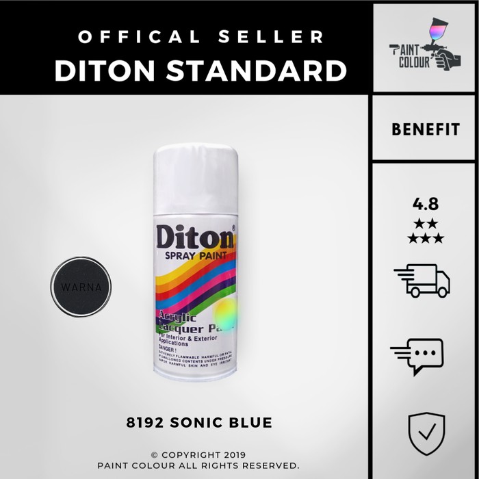 Diton 8192 Sonic Blue Cat Semprot/Pylox/Samurai Motor/Helm/Gundam