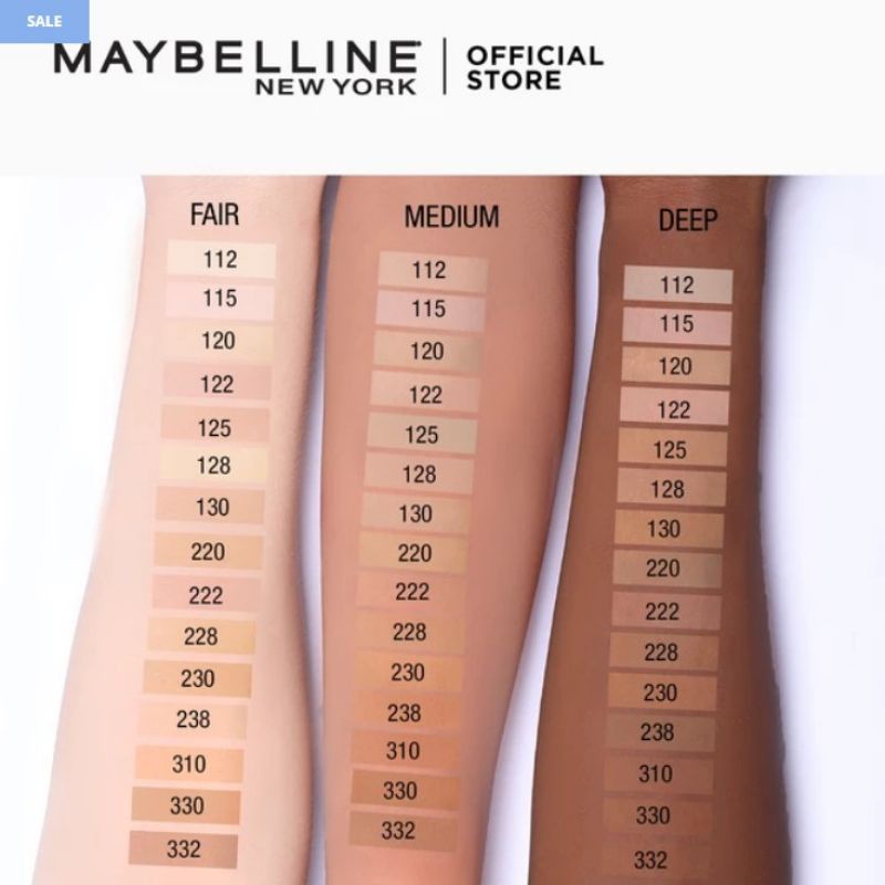 FOUNDATION MAYBELLINE FIT ME TUBE MATTE PORELESS