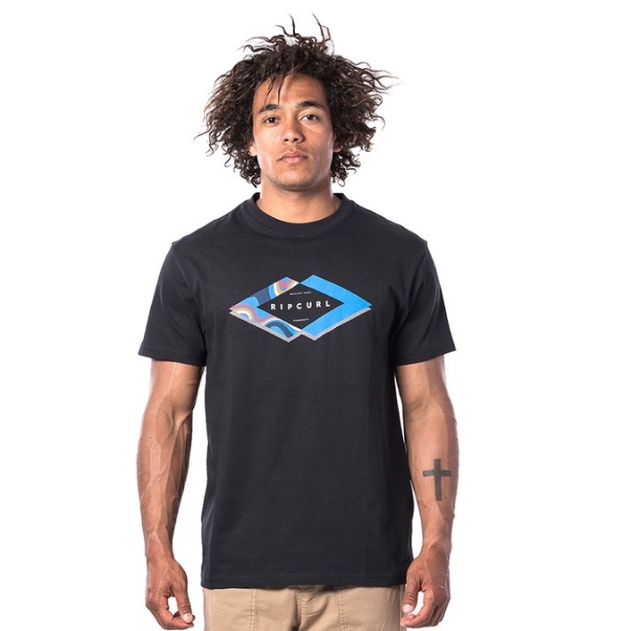 RIPCURL baju kaos hitam diamond ORIGINAL 100% sale